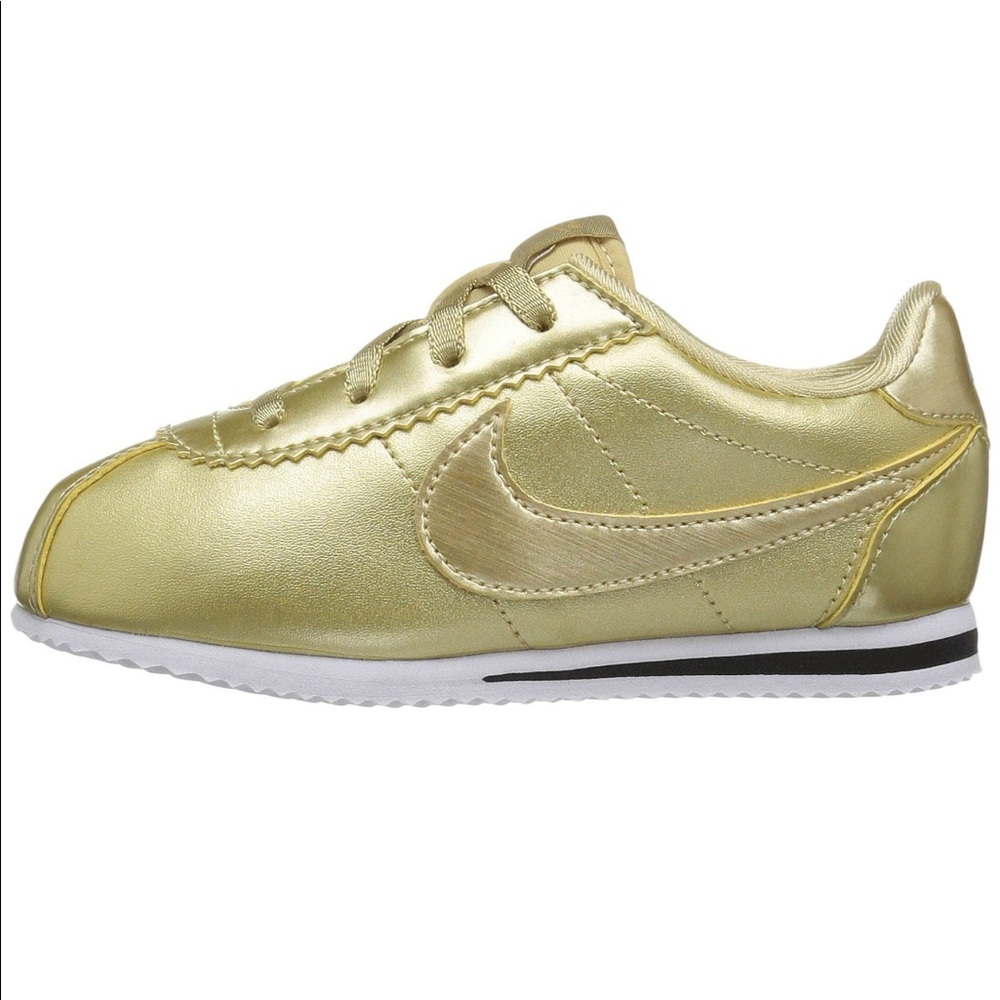 Gold Nike Cortez - Kids